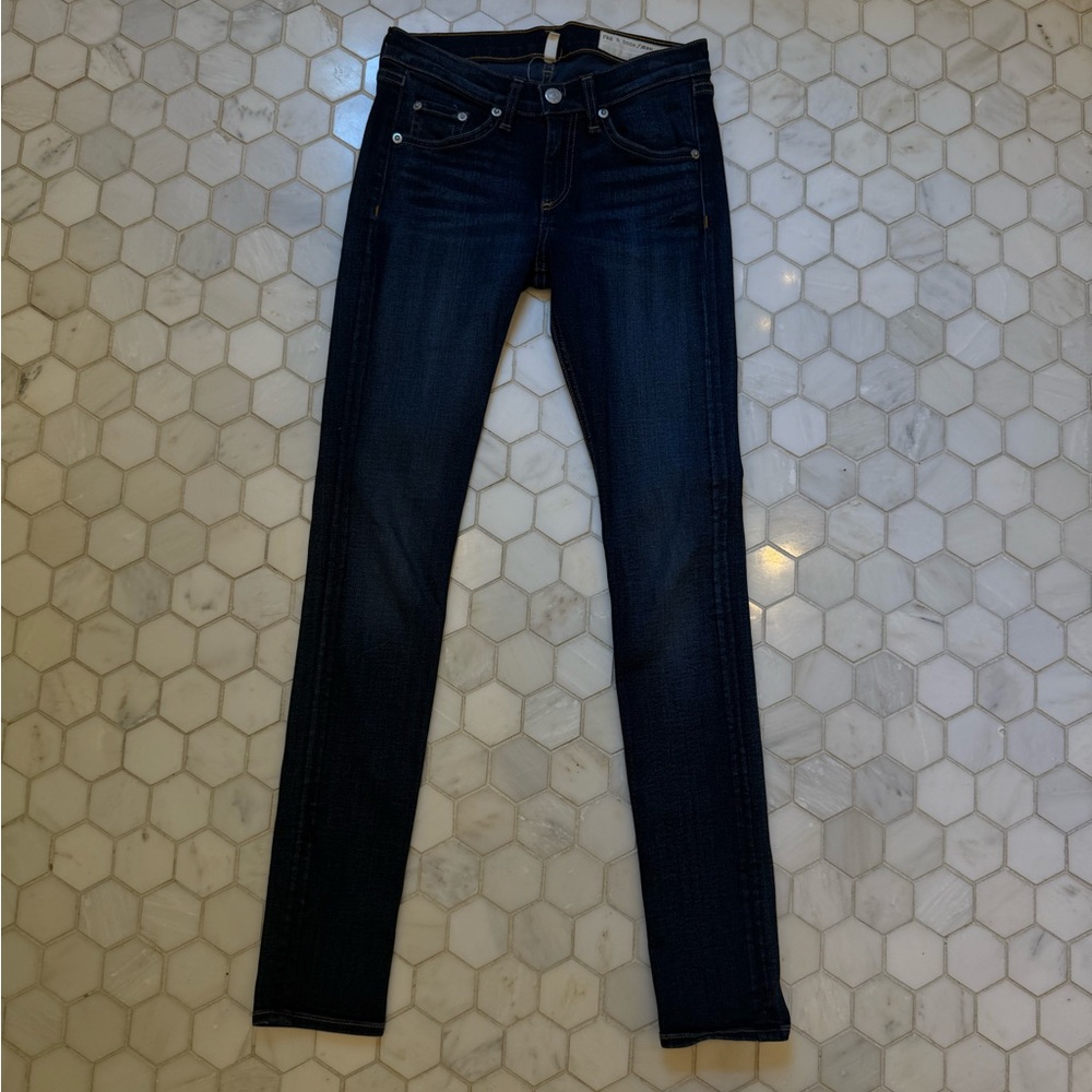 rag & bone Midnight Blue Skinny Jeans size 24